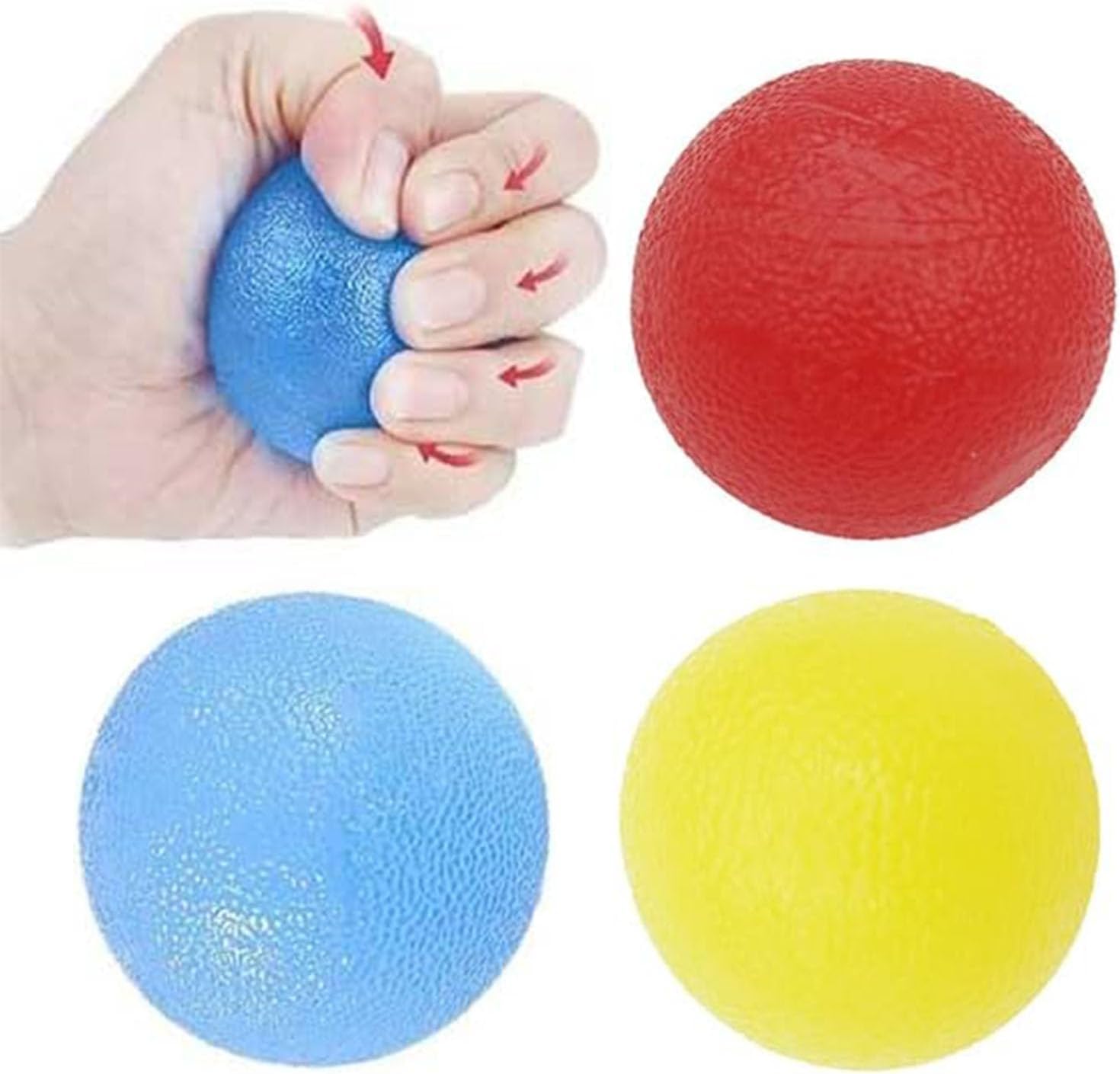 Silicone Grip, Anti-Stress, Hand Rehabilitation