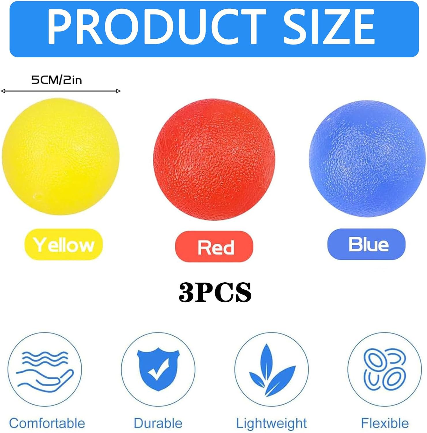 Silicone Grip, Anti-Stress, Hand Rehabilitation