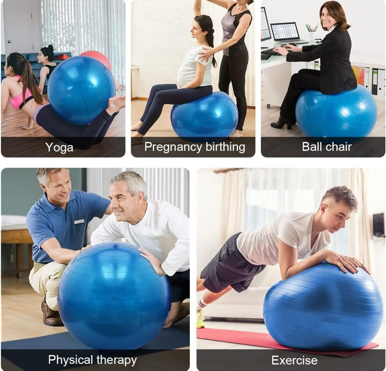 SKY-TOUCH Exercise Ball Anti-Burst