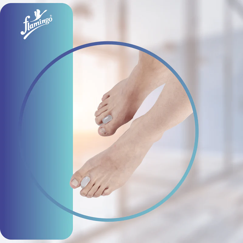 فواصل أصابع القدم المصنوعة من السيليكون الفاخر (زوج)