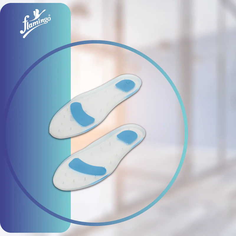نعل داخلي ممتاز من السيليكون للعناية بالقدمين (زوج)