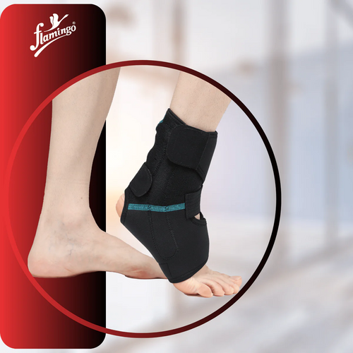 دعامة كاحل قابلة للتعديل (نيوبرين)