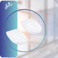 وسائد كعب سيليكون فاخرة لدعم الشوكة العظمية (زوج)
